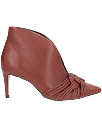 Miss Unique - Rust Ankle Boots Leather - Lyst