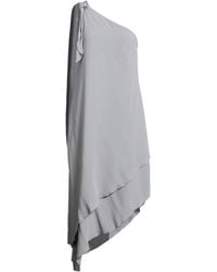 Carla G - Midi Dress Acetate, Silk - Lyst