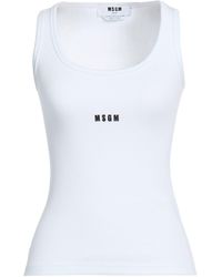 MSGM - Tank Top - Lyst