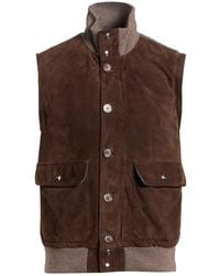 Fedeli - Vest Kidskin, Cashmere - Lyst