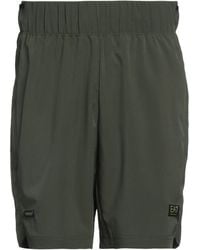 EA7 - Dark Shorts & Bermuda Shorts Polyester, Elastane - Lyst