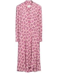 Isabel Marant - Midi Dress Silk, Elastane - Lyst