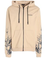 PHOBIA ARCHIVE - Zip Hoodie With Lightning On Sleeves Sweatshirt Cotton - Lyst