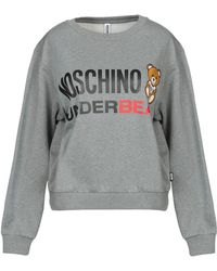 Moschino Teddy Bear Logo Sweatshirt - Gray