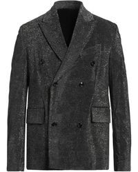 Amiri - Charcoal Blazer Cotton, Viscose, Polyester, Nylon, Elastane - Lyst