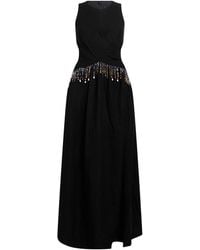 MSGM - Maxi Dress Viscose, Linen - Lyst