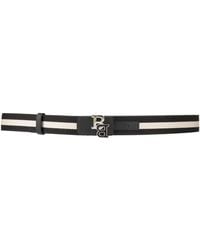 Bally - Belt Textile Fibers, Leather - Lyst