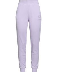 ARMANI EXCHANGE - Lilac Pants Cotton - Lyst