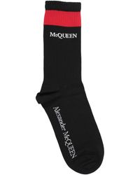Herren Bekleidung Unterwäsche Socken Alexander McQueen Andere materialien söcken in Weiß für Herren 