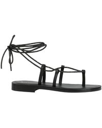 DG POSITANO - Thong Sandal Leather - Lyst