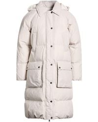 Brunello Cucinelli - Cream Puffer Polyester, Cotton - Lyst