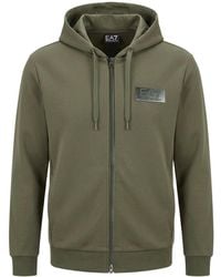 EA7 - Military Sweatshirt Cotton, Polyester, Elastane - Lyst