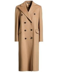 Brian Dales - Camel Coat Virgin Wool - Lyst