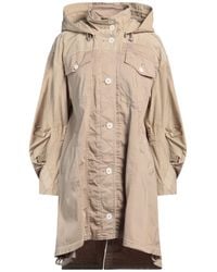 High - Overcoat & Trench Coat Cotton, Elastane, Nylon - Lyst