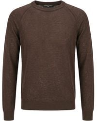 Daniele Fiesoli - Taupe Sweater Linen, Cotton - Lyst
