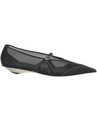 Mugler - Ballet Flats Leather, Synthetic Material - Lyst