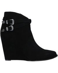 Lena Milos Ankle Boots - Black