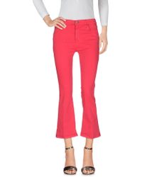 ViCOLO Denim Trousers - Red