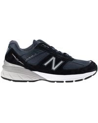 New Balance - 990 V5 Sneakers Soft Leather, Textile Fibers - Lyst