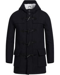 AT.P.CO - Midnight Coat Wool, Polyester, Polyamide - Lyst