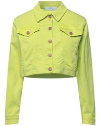 Green Jean and denim jackets for Women 