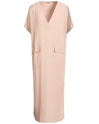Carla G - Midi Dress Acetate, Silk - Lyst