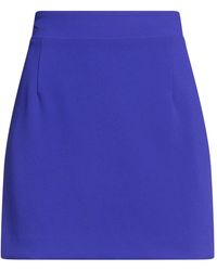 SOLOTRE - Mini Skirt Polyester - Lyst