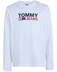 T-shirt a manica lunga Tommy Hilfiger da uomo | Sconto online fino al 27% |  Lyst