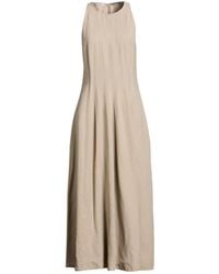 Brunello Cucinelli - Maxi Dress Viscose, Linen - Lyst