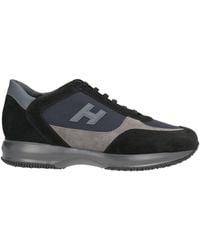 Hogan - Midnight Sneakers Leather, Textile Fibers - Lyst