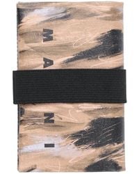 Marni - Sand Cardholder Cellulose, Polyester, Plastic - Lyst