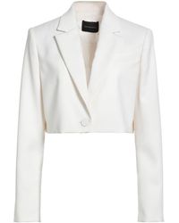 ANDAMANE - Ivory Blazer Polyester - Lyst