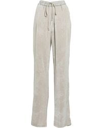 Rick Owens - Light Pants Viscose, Silk - Lyst