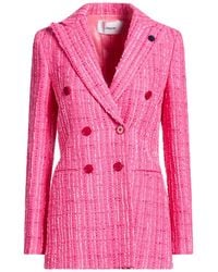 Lardini - Blazer Cotton, Polyamide, Viscose - Lyst