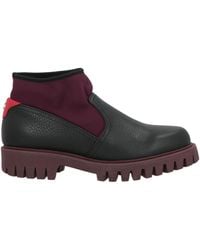 Pollini - Ankle Boots Leather, Textile Fibers - Lyst