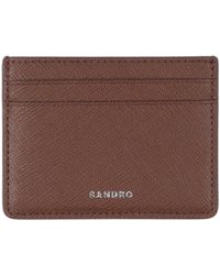 Sandro - Document Holder Soft Leather - Lyst