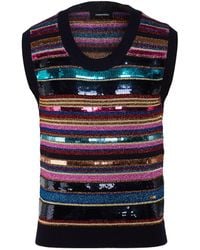 DSquared² - Midnight Sweater Virgin Wool, Metal Fiber, Polyamide, Viscose - Lyst