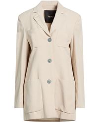 Hevò - Blazer Viscose, Linen - Lyst