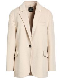 BRERAS Milano - Ivory Blazer Wool, Polyester - Lyst