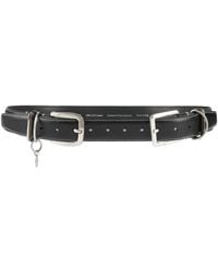 Marine Serre - Belt Calfskin - Lyst