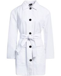 ARMANI EXCHANGE - Overcoat & Trench Coat - Lyst
