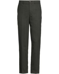 SELECTED - Dark Pants Polyester, Wool, Viscose, Elastane - Lyst