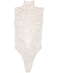 Mugler - Bodysuit Polyamide, Elastane - Lyst