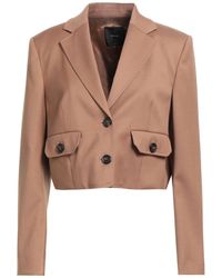 Pinko - Blazer Wool, Polyester, Viscose, Elastane - Lyst