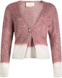 Kaos - Cardigan Polyamide, Acrylic, Polyester, Mohair Wool, Wool - Lyst