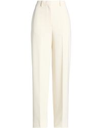 Theory - Ivory Pants Triacetate, Polyester - Lyst