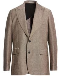 Reveres 1949 - Blazer Viscose, Linen - Lyst