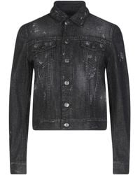 DSquared² - Charcoal Denim Outerwear Cotton, Elastane - Lyst