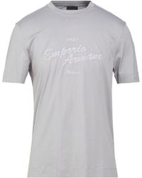 Emporio Armani - T-Shirt Cotton - Lyst