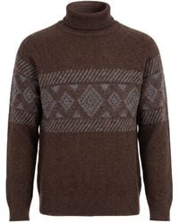 Barba Napoli - Dark Turtleneck Virgin Wool - Lyst